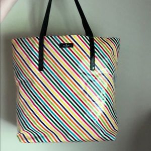 NWT Kate Spade Stripe Shopper Tote